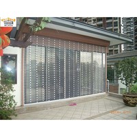 Porte de sécurité en acier inoxydable/aluminium Grill Roller Shutter Door for Mall