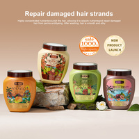 UUKKG Private Label Premium Salon Zachte Haar Glans & Kracht Koffie Mango Arganolie Passievrucht Voedende 2-in-1 Haarmasker 1kg