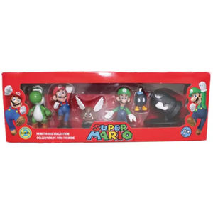 Vente flash : Jouet en PVC de 8 cm (2,5 pouces) en boîte colorée pour enfants, série Yoshi, Hongos, Koopa, Bowser, <span class=keywords><strong>Luigi</strong></span>, figurine Mario - Product Image 4