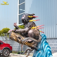 Modèle d'animal de simulation de parc d'attractions Modèle animatronique à vendre