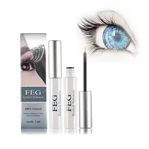 Customize Logo Organic Extracts Vegan Fast Growing Eyelash Enhancer Lash Liquid Serum Eyelash Growth Treatment With Extensions