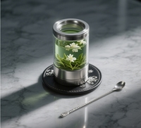 Thé vert au jasmin pour bubble tea, thé amincissant en vrac, vente en gros, emballage bouteille/boîte/sachet, longue finale en bouche, bienfaits pour la santé
