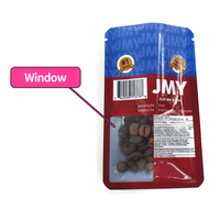 Sachets plats brillants thermoscellables personnalisés de petite taille avec fenêtre découpée et encoches de déchirement pour produits de soins personnels en Mylar