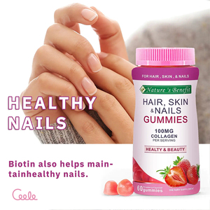 Produit de Beauté <span class=keywords><strong>Collagène</strong></span> avec Biotine et Vitamine C – Gommes de <span class=keywords><strong>Collagène</strong></span> <span class=keywords><strong>pour</strong></span> Cheveux, Peau, Ongles et <span class=keywords><strong>Articulations</strong></span> - Product Image 5