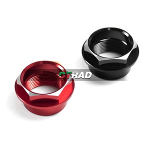 DTRAD Dado Ruota Anteriore in Alluminio CNC M25x1.25 Finitura Nera per <span class=keywords><strong>Ducati</strong></span> <span class=keywords><strong>Panigale</strong></span> V4/V2 1199 1299 Streetfighter V4/V2 Multistrada - Product Image 1
