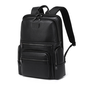 Custom Logo Office Use Fit 16'' Laptop <strong>18L</strong> High Quality Men's Genuine Leather Laptop <strong>Backpack</strong> - Product Image 6