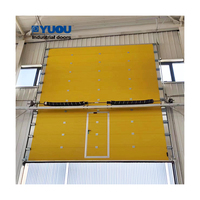 Venta directa de fábrica, puertas interiores automáticas de acero galvanizado de alta calidad y modernas para almacenes industri