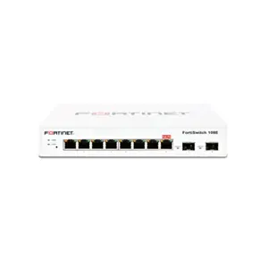 Novo FS-108F-FPOE Comutador FortiGate Compatível com PoE+ ou Comutador de Licença de Software 24x7 Camada 2