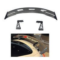 Aileron arrière en fibre de carbone Aileron de course avec trou de coupe Aileron de course universel S3 S5 R8 universel pour Audi TT TTRS