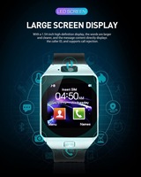 Reloj Inteligente DZ09, Reloj Telefónico para Niños con Pantalla Táctil, Tarjeta SIM, Multi-idioma, Dispositivo Inteligente para Llamadas