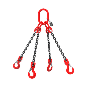 Anpassbare Vierbeinige G80 Schwerlast-Hebekette 8mm Qualitätsgesicherte Stahl-Mangan-Edelstahl-Legierung Förderkette - Product Image 4