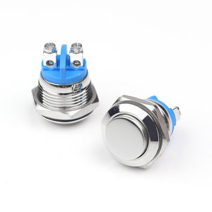 Tombol Start medis sementara, sakelar 16mm 1no1nc tahan air Rgb diterangi <span class=keywords><strong>12v</strong></span> hijau - Product Image 3