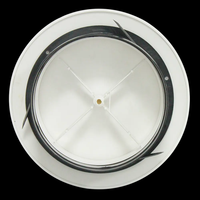 Diffuseur d'air rond en plastique ABS moderne pour usage extérieur, idéal pour la cuisine, la maison, l'hôtel et le sous-sol – Approvisionnement direct usine