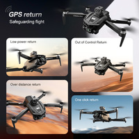 Drone V168 Max HD 8K transfrontalier GPS Brushless Anti-chute Quadcopter pour le commerce extérieur, longue autonomie, télécommandé, pour la photographie aérienne