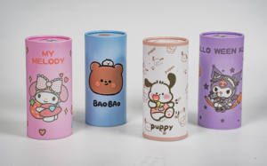 Mouchoirs en papier souples personnalisés respectueux de l'environnement pour voiture Boîte de cylindre Tube rond Mouchoirs en papier - Product Image 5