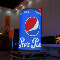 Écran LED personnalisé en forme de boîte avec panneaux LED flexibles – Écran d'affichage LED spécial