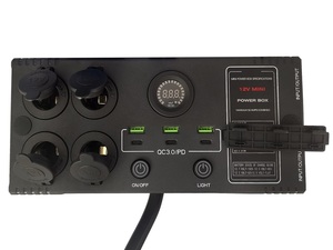 <span class=keywords><strong>12V</strong></span> 24V phổ xách tay USB QC3.0 PD kiểm soát chuyển đổi dcdc sạc mini hộp điện với hộp điều khiển - Product Image 2