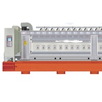 Machine de polissage de granit multi-têtes continue automatique