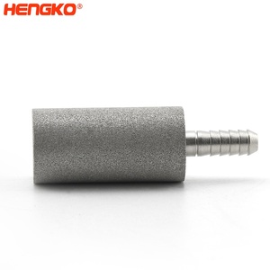 Hengko sparger thiêu kết xốp thép không gỉ 0.5 2 micron O2 khuếch tán cacbonat đá cho nuôi cá - Product Image 1