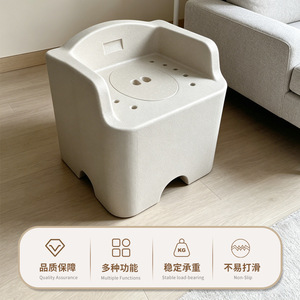 Epp <b>Portable</b> Toilet Shower Chair For Elderly Pregnant Adults Home Use Commode <b>Stool</b> With Drainage Design - Product Image 3