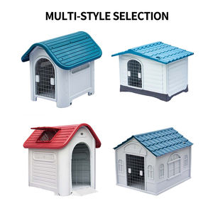 Üretici toptan köpek lüks ev plastik su geçirmez açık köpek evi - Product Image 6