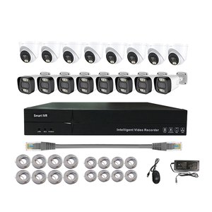 Système de sécurité de surveillance haute capacité 4K, <span class=keywords><strong>kit</strong></span> caméra dôme bullet POE, NVR, 8MP, 4/8/16 canaux, audio bidirectionnel, OEM, enregistrement vidéo 24h/24 et 7j/7 - Product Image 1