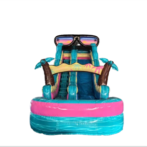 <span class=keywords><strong>Toboggan</strong></span> aquatique commercial de 15 pieds à double voie <span class=keywords><strong>avec</strong></span> grande piscine, <span class=keywords><strong>toboggan</strong></span> aquatique gonflable pour enfants, amusement estival - Product Image 6