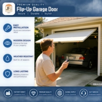 Moteur de porte de garage en aluminium - Économe en énergie - Personnalisable - Design moderne en grain de bois ondulé - Étanche