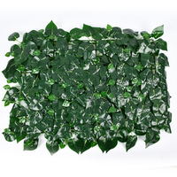 Simulation Haie À Feuilles Persistantes Panneaux En Plastique Mur De Feuillage Artificiel
