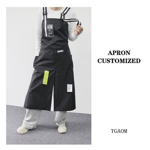 2022ใหม่แฟชั่น<span class=keywords><strong>เกาหลี</strong></span>สีแดงแบรนด์ผ้ากันเปื้อนสำหรับใช้ในครัวกันน้ำคุณภาพสูงสำหรับร้านกาแฟผ้ากันเปื้อนสำหรับช่างทำผมร้านเสริมสวยร้านตัดผมใช้ทำอาหาร<span class=keywords><strong>ออนไลน์</strong></span> - Product Image 4