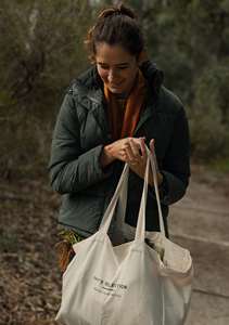 Juego Premium de 10 piezas de malla de muselina de algodón orgánico, bolsa de compras reutilizable para productos para embalaje textil orgánico de frutas y verduras - Product Image 5