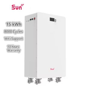 Batterie LiFePO4 Sunplus Stable 51,2V 280Ah 15kWh, système hybride de stockage d'énergie portable avec WiFi et communication CAN pour la maison - Product Image 1
