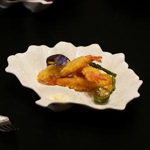 Assiette de <span class=keywords><strong>service</strong></span> de luxe Lelyi en porcelaine écologique, forme originale, directement de l'usine, pour restaurant/cuisine privée - Idéale pour les raviolis et les pâtes - Product Image 4