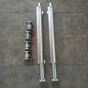 Jauge de niveau magnétique industrielle en acier inoxydable, indicateur de niveau de liquide pour le traitement chimique, le stockage d'huile, les réservoirs de traitement de l'eau - Product Image 3