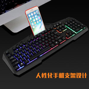 Teclado para juegos Z10, mecánico, con cable, retroiluminado RGB, para uso en PC y cibercafés - Product Image 3