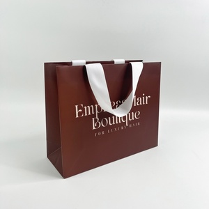 Bolsas de Papel Impresas Personalizadas, Bolsas de Regalo Mate de Lujo, Bolsa de Compra Ecológica de Papel Kraft con Asas - Product Image 5