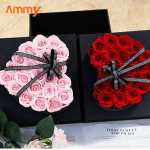 Emballage en papier avec des roses transparentes, je t'aime, boîte en papier, grande fleur, pour <span class=keywords><strong>la</strong></span> fête des mères, pour maman - Product Image 4