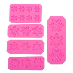 Molde <span class=keywords><strong>de</strong></span> <span class=keywords><strong>Fondant</strong></span> <span class=keywords><strong>de</strong></span> silicona para decoración <span class=keywords><strong>de</strong></span> magdalenas, molde <span class=keywords><strong>de</strong></span> copos <span class=keywords><strong>de</strong></span> nieve en 3D para fiesta <span class=keywords><strong>de</strong></span> invierno - Product Image 6