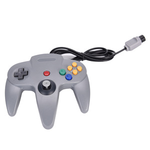 نموذج جديد غمبد الألعاب joypads لنينتندو N64 المضيف عصا التحكم في اللعبة ذراع تحكّم سلكيّة - Product Image 4