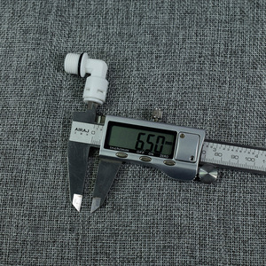 Conector para Purificador de Agua, Rosca Macho de 2 Pulgadas a Codo de Conexión Rápida, Accesorio de Tubería de PE de Grado Alimenticio - Product Image 3