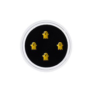 18K Unisex moda oro diente gema cuerpo joyería Kit estrella patrón diamante diente encantos para boda fiesta regalo compromiso Halloween - Product Image 6