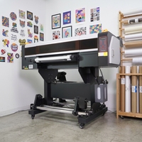 Printer Flatbed UV DTF Bersertifikat Allprint 60 A1 untuk Kemasan Kantong Plastik Industri, Grafis DIY
