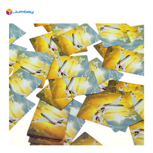Cartes à jouer en papier 300 g/m² personnalisées avec logo imprimé pour cadeaux promotionnels d'entreprise de voyage aérien, vente en gros - Product Image 6