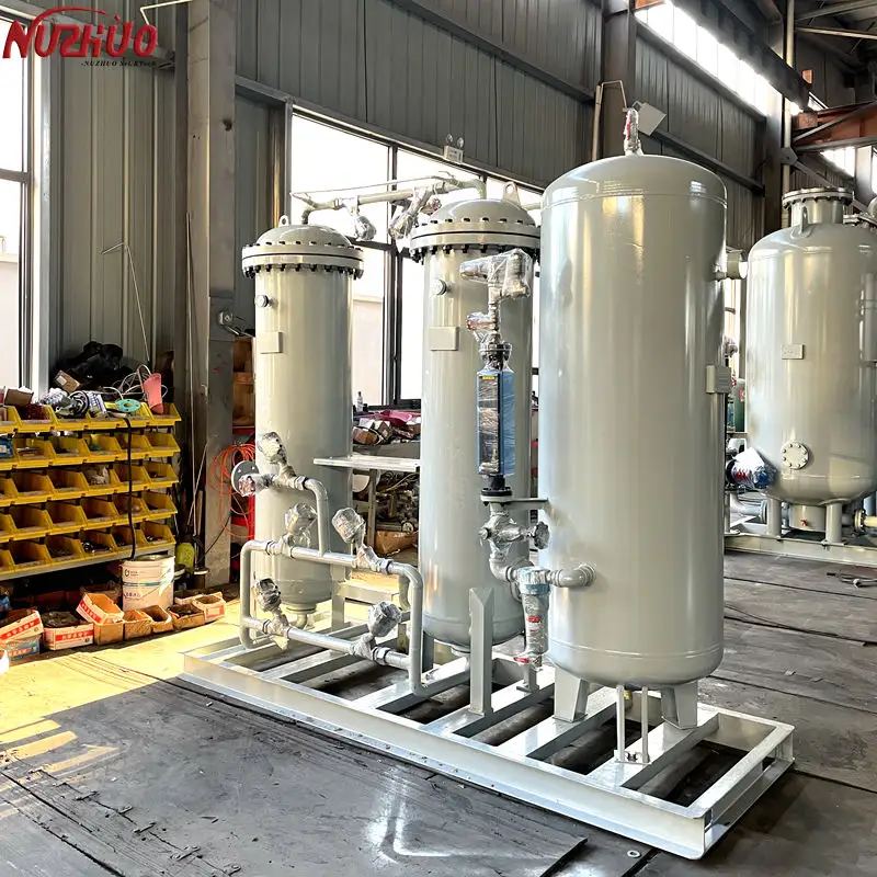 NUZHUO Manufacturer Adsorption  PSA  Technology Medical Nitrogen Plant Setup Nitrogen Gas Station