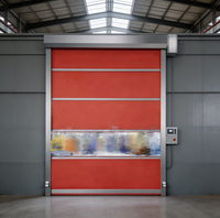 Portes à enroulement rapides en PVC de technologie avancée, modernes, pour atelier, étanches, finies, à ouverture latérale électrique, personnalisables