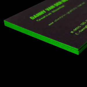 디자인 페인트 가장자리 명함 인쇄로 개인화 된 이름 카드 인쇄 - Product Image 6