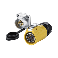 IP67 étanche Cnlinko LP20 4Pin mécanisme de verrouillage mâle femelle prise d'amarrage connecteur électrique Push Pull pour l'alimentation industrielle