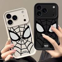 Nouvelle coque de téléphone portable transfrontalière pour 17 modèles, avec logo Marvel, motif dessin animé, en TPU, anti-traces de doigts, gaufrée