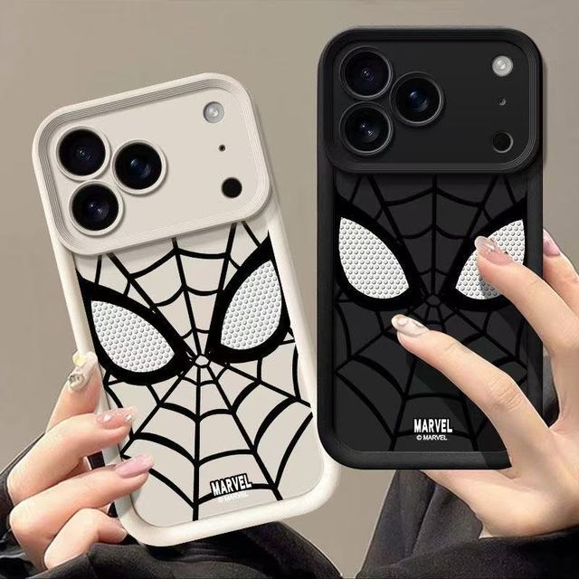 New Cross-Border Applicable for 17 Mobile Phone Case with Marvel Logo Cartoon Design TPU Material Anti-Fingerprint Embossed