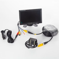 Monitor de Coche AHD de 7 Pulgadas de Alta Definición OEM/ODM, Pantalla de Cámara de Reversa Universal de 12v/24v, Ajuste Estándar para Coches y Camiones